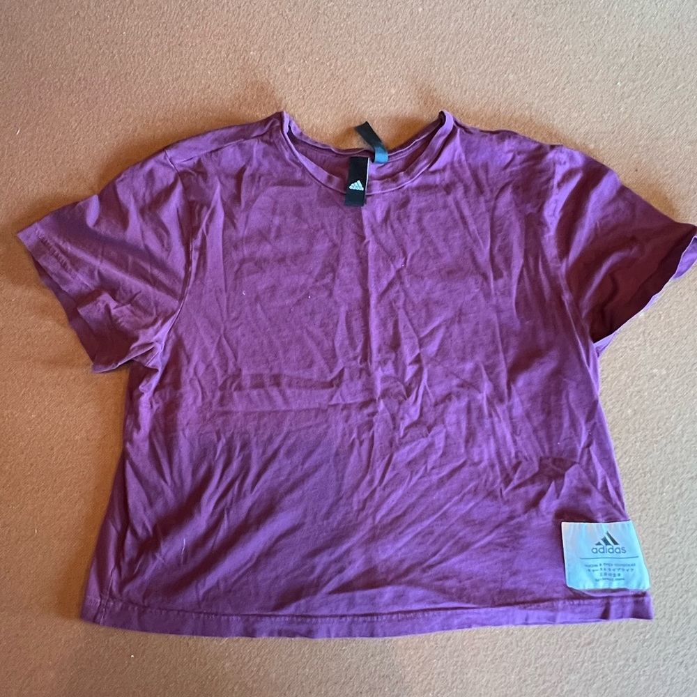 Adidas cropped t-shirt